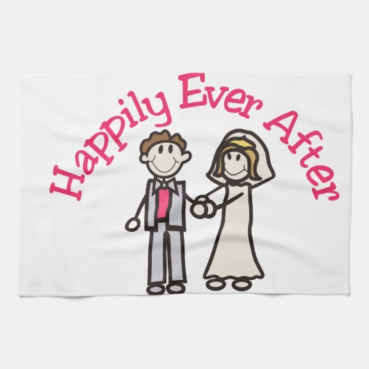 Glücklich seitdem handtuch (Horizontal)