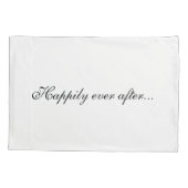 Glücklich seitdem… kissenbezug (Rückseite-Links)