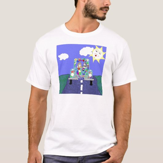 Glücklich seitdem T-Shirt (Vorderseite)