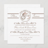 Glücklich seitdem Wedding Einladung (Vorne/Hinten)