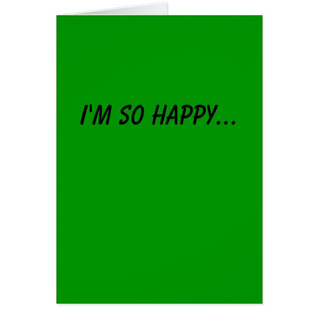 Glücklich sind wir durch Karte (Vorne)