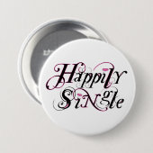 Glücklich Single Button (Vorne & Hinten)