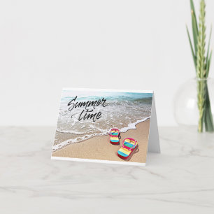 GLÜCKLICH **SOMMERZEIT GEBURTSTAG** FÜR SIE KARTE
