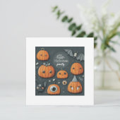 "Glücklich Spuk Halloween!" Einladung (Stehend Vorderseite)