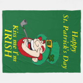 GLÜCKLICH ST. PATRICK'S DAY FLEECEDECKE (Vorderseite (Horizontal))