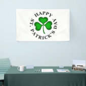 GLÜCKLICH ST. PATRICK'S DAY Irish Clover Kleeblatt Banner (Messeveranstaltung)