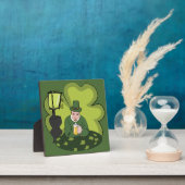 "GLÜCKLICH ST. PATRICK'S DAY" LEPRECHAUN FOTOPLATTE (InSitu)