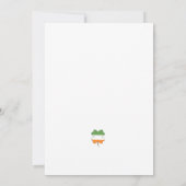 GLÜCKLICH ST. PATRICK'S DAY Leprechaun Mitteilungskarte (Rückseite)