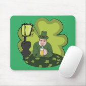 "GLÜCKLICH ST. PATRICK'S DAY" LEPRECHAUN MOUSEPAD (Mit Mouse)