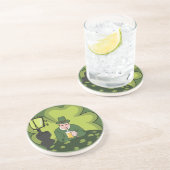 "GLÜCKLICH ST. PATRICK'S DAY" LEPRECHAUN UNTERSETZER (Seite)
