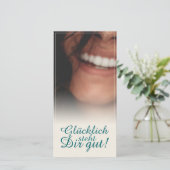Glücklich steht Dir gut! (Stehend Vorderseite)