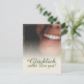 Glücklich steht Dir gut! (Stehend Vorderseite)