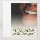 Glücklich steht Dir gut! (Vorne/Hinten)