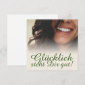 Glücklich steht Dir gut! (Vorne/Hinten)