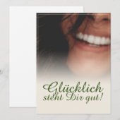 Glücklich steht Dir gut! (Vorne/Hinten)