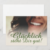 Glücklich steht Dir gut! (Vorne/Hinten)