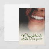 Glücklich steht Dir gut! (Vorne/Hinten)