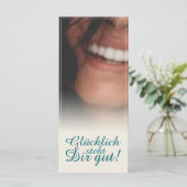 Glücklich steht Dir gut! (Stehend Vorderseite)