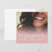 Glücklich steht Dir gut! - Rosé (Vorne/Hinten)