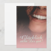 Glücklich steht Dir gut! - Rosé (Vorne/Hinten)