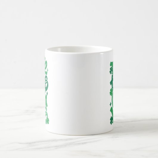 Glücklich "Thick Thighs Irish Vibes" St. Patrick's Kaffeetasse (Mittel)