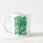 Glücklich "Thick Thighs Irish Vibes" St. Patrick's Kaffeetasse (Links)