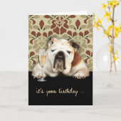 glücklich über dem Hügelgeburtstag, Spaß, Karte (Gelbe Blume)