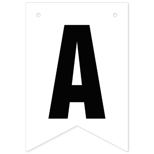 GLÜCKLICH ÜBERHAUPT NACH Frack-Flagge Wimpelkette (Zweite Fahne)