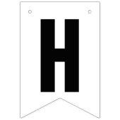 GLÜCKLICH ÜBERHAUPT NACH Frack-Flagge Wimpelkette (Erste Fahne)