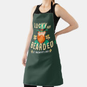 Glücklich und bärtige St. Patrick's Day Leprechaun Schürze (InSitu)