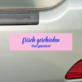 Glücklich und frisch geschieden autoaufkleber (Auf Auto)
