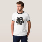Glücklich und Peppy und mit Liebe-T - Shirt (Vorne ganz)