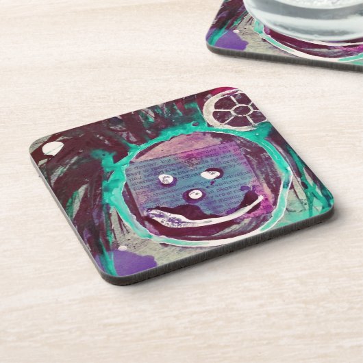 glücklich untersetzer (Linke Seite)