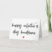 Glücklich Valentinstag schön, für ihn, Valentine Karte (Vorderseite)