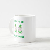 Glücklich Vater O Zwillinge sein Kaffeetasse (Vorderseite Links)