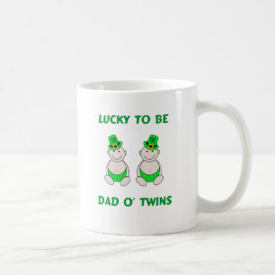 Glücklich Vater O Zwillinge sein Kaffeetasse