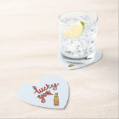 Glücklich. Vegas Bachelorette Untersetzer (Vor Ort)