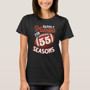 glücklich Verheiratet für 55 Fußball Saison 55. An T-Shirt