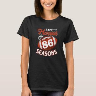 Glücklich Verheiratet für 86 Fußball Saison 86. An T-Shirt
