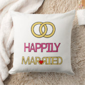 glücklich Verheiratet Kissen (Decke)