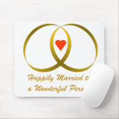 glücklich Verheiratet Mousepad (Mit Mouse)