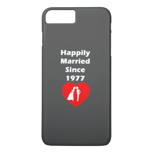 Glücklich verheiratet seit 1977 Case-Mate iPhone hülle (Rückseite)