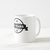 Glücklich verheiratete 18 Jahre Kaffeetasse (VorderseiteRechts)