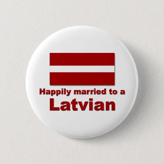 Glücklich verheirateter Latvian Button (Vorderseite)