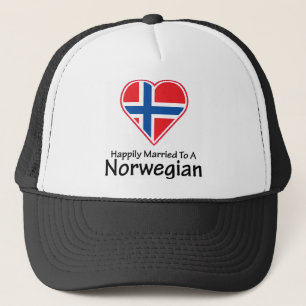 Glücklich verheirateter Norweger Truckerkappe
