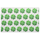 Glücklich vierblättriges Kleeblatt Stoff (Fat Quarter (45,7 x 55,9 cm))