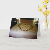 GLÜCKLICH WEDDING-HAPPY HONEYMOON KARTE (Gelbe Blume)