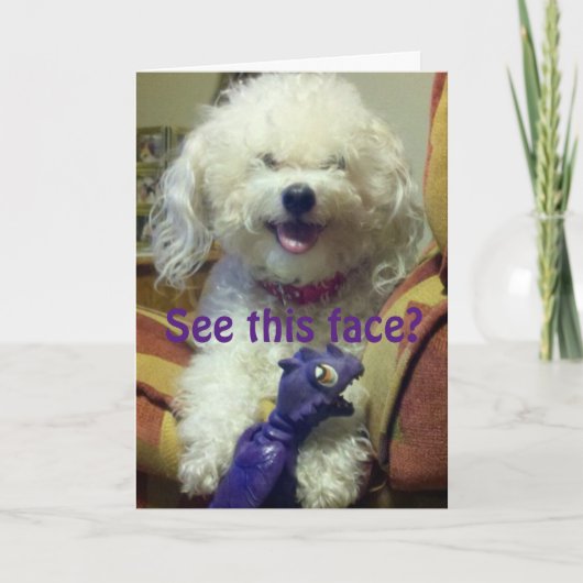 GLÜCKLICH, WEIL **BEST FREUND** GEBURTSTAG KARTE (Vorderseite)