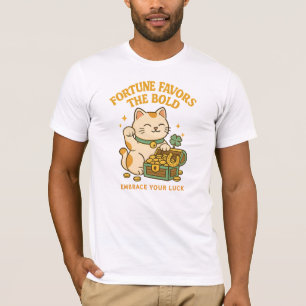 Glücklich! Whimsischer Wohlstand KatzenT - Shirt