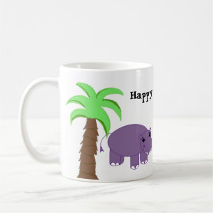 Glücklich wie ein Nilpferd Kaffeetasse